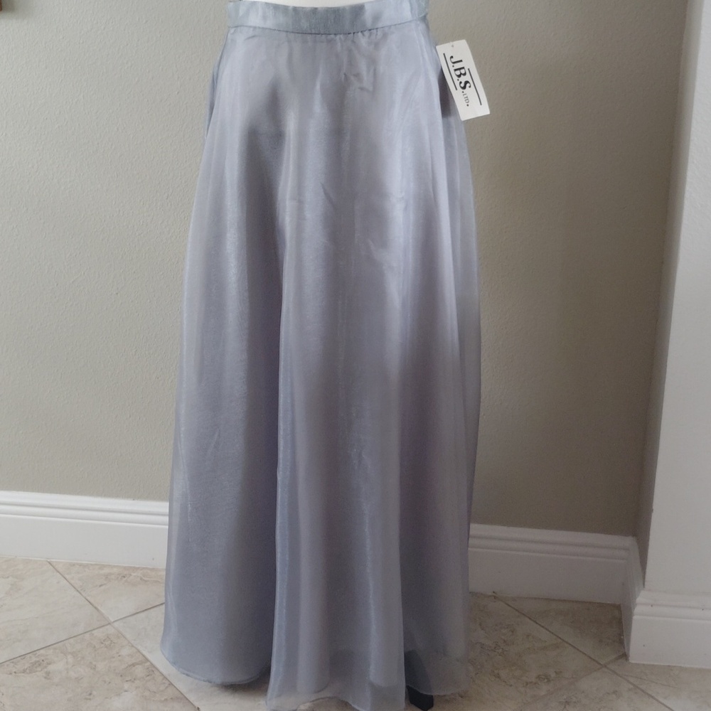 J.B.S. Ltd. A-line Organza Long Skirt - NWT
